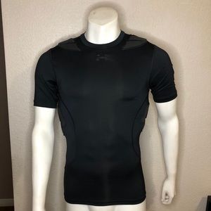 Under Armour Football Padded Shirt Black Medium